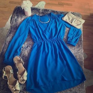Honey Punch Classy Blue Dress 👗
